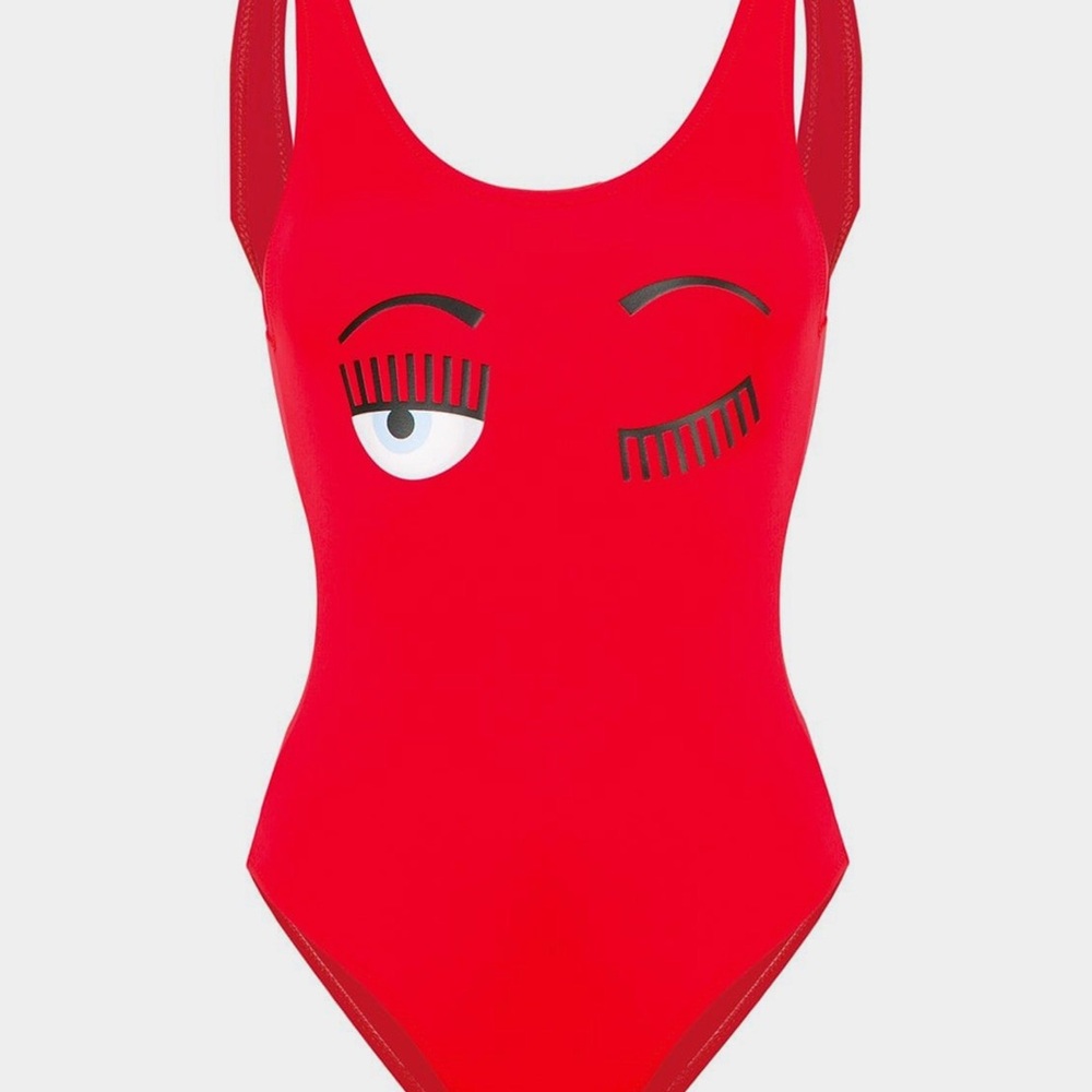 Red Winking Eye Swimsuit